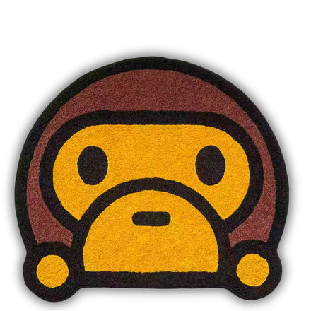 BAPE BABY MILO RUG BROWN